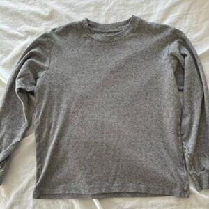 Uniqlo M Gray Long Sleeve Shirt